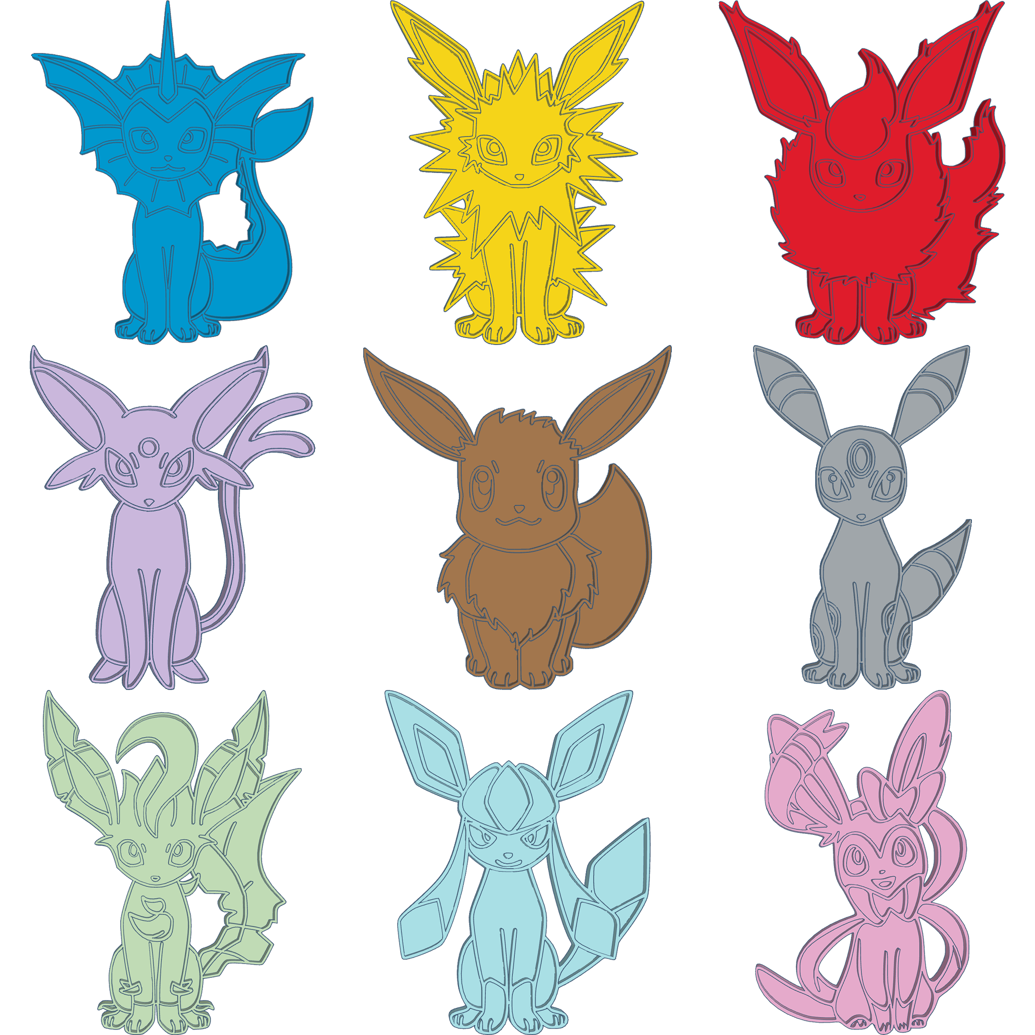 Eevee family (eeveelutions)