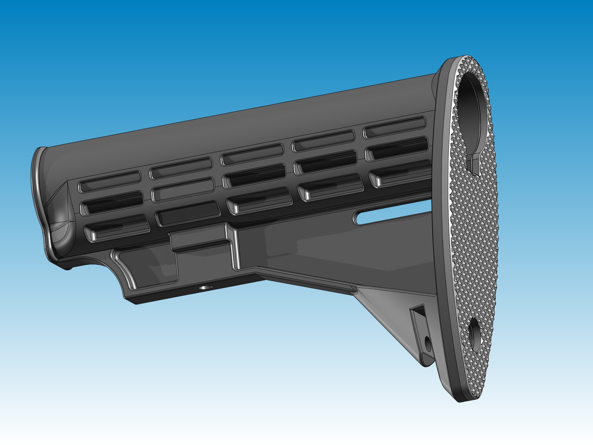 Adjustable AR15 Stock