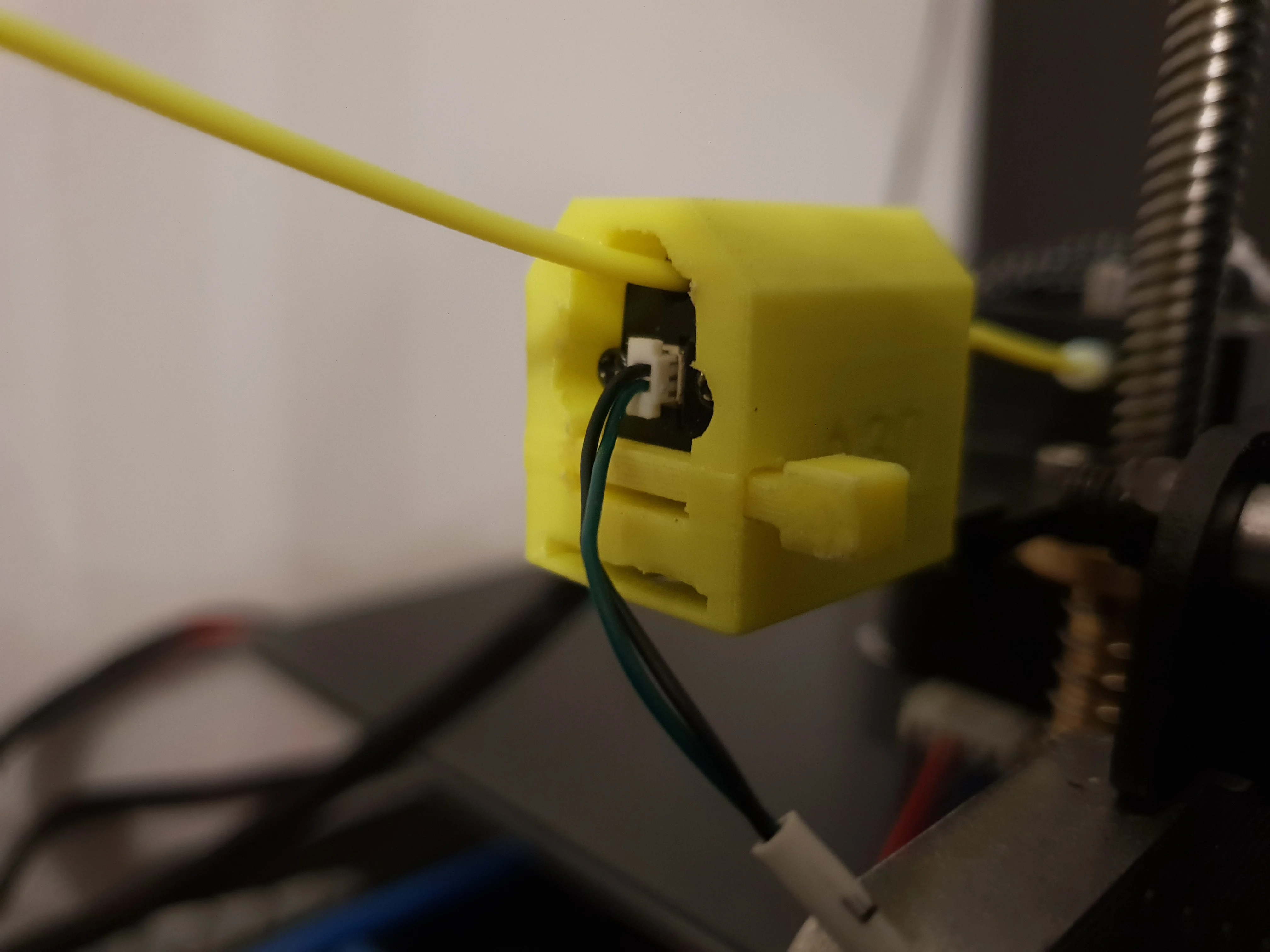 Geeetech A30 filament sensor support