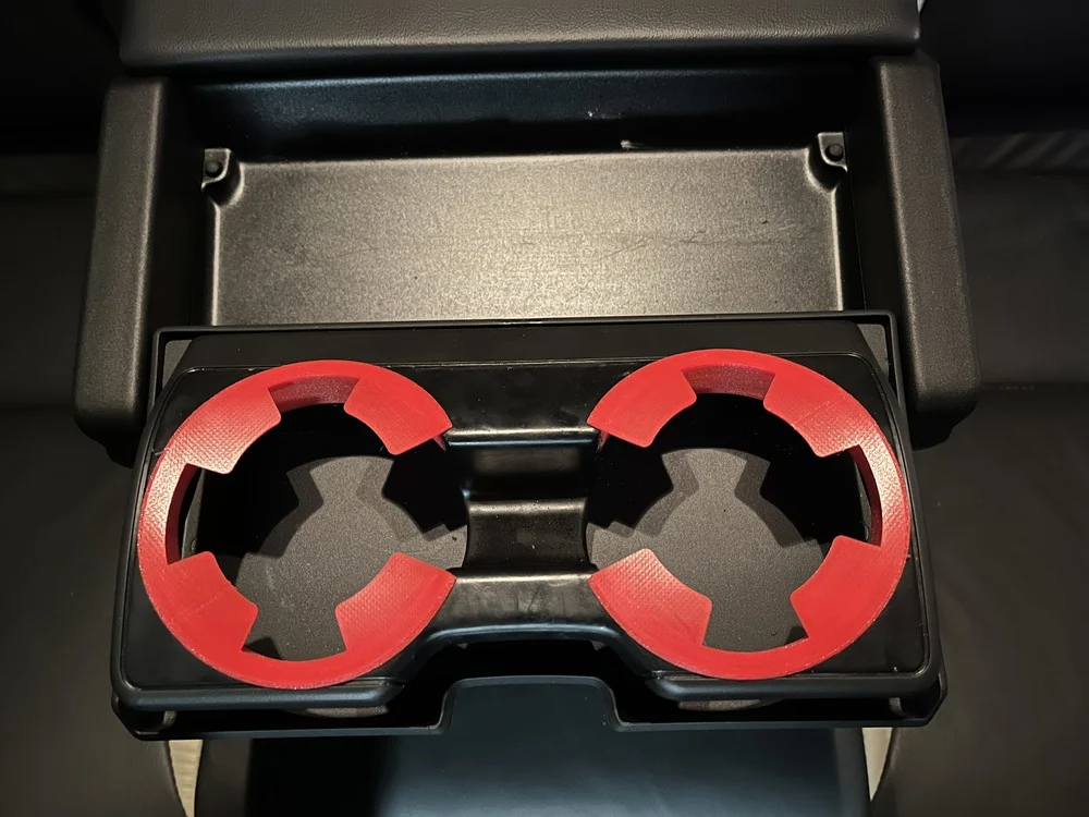 Volvo Rear Armrest Drink Holder Insert with Flexible Tabs