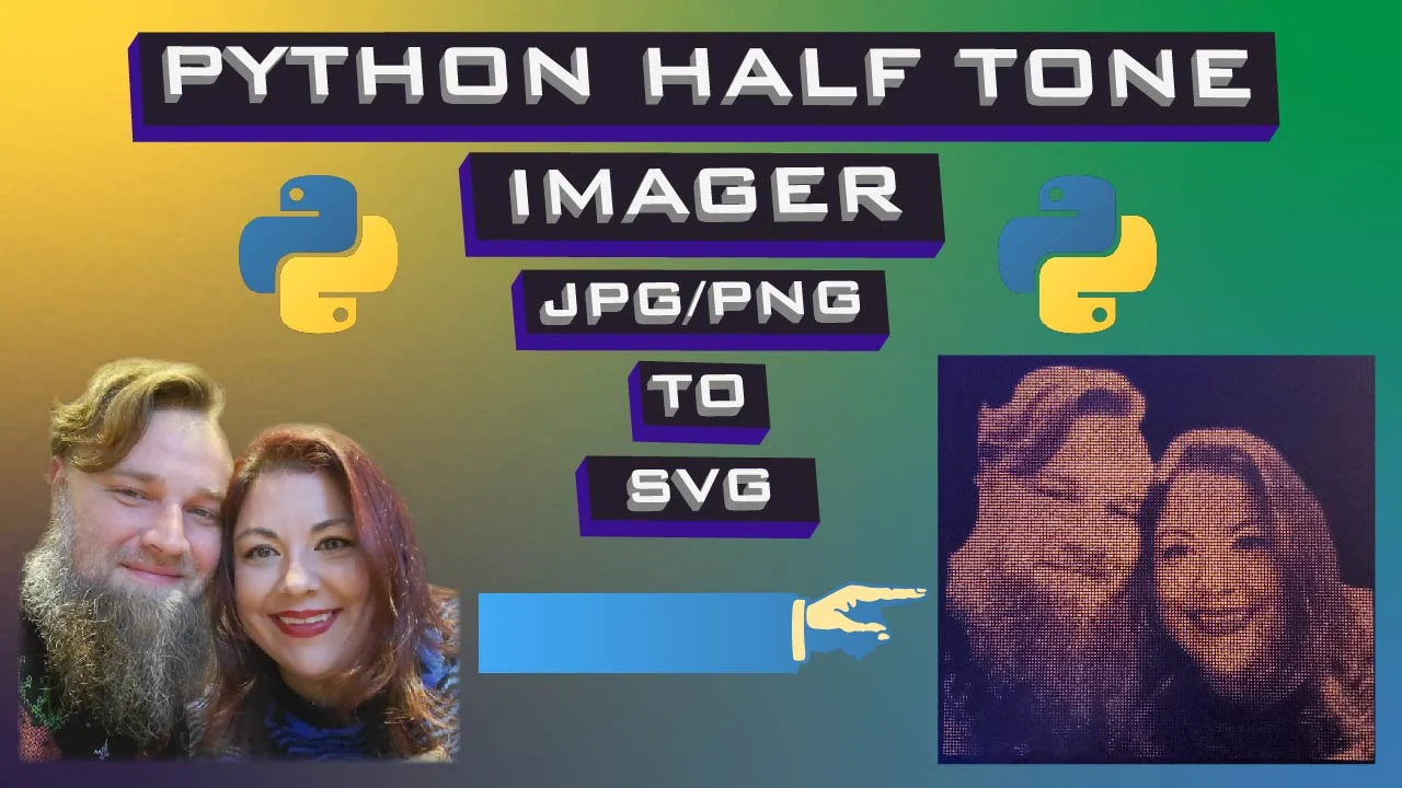 PYTHON SVG Half Tone Image Converter