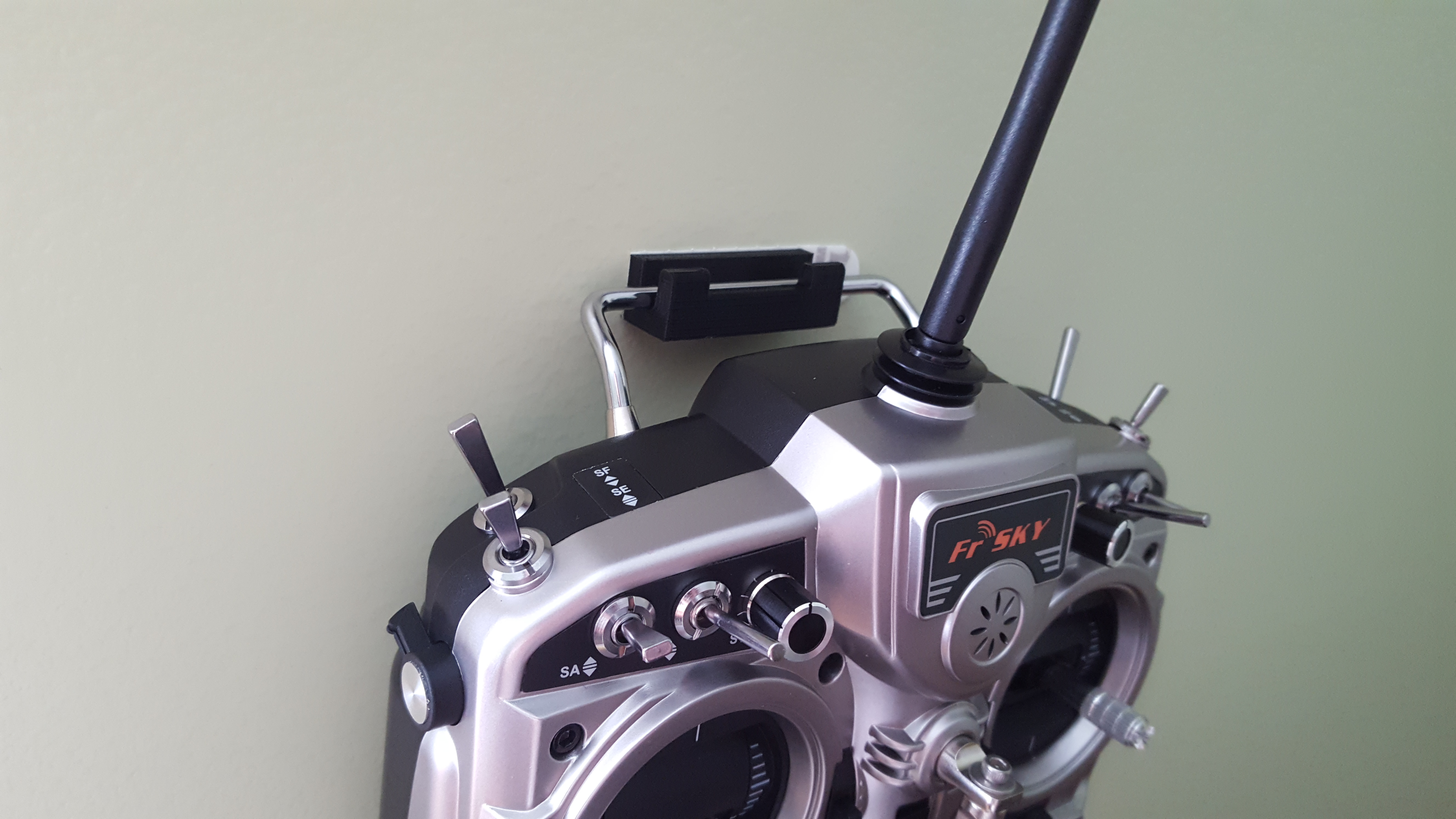 Wall mount for Taranis Transmitter - Command Adhesive version