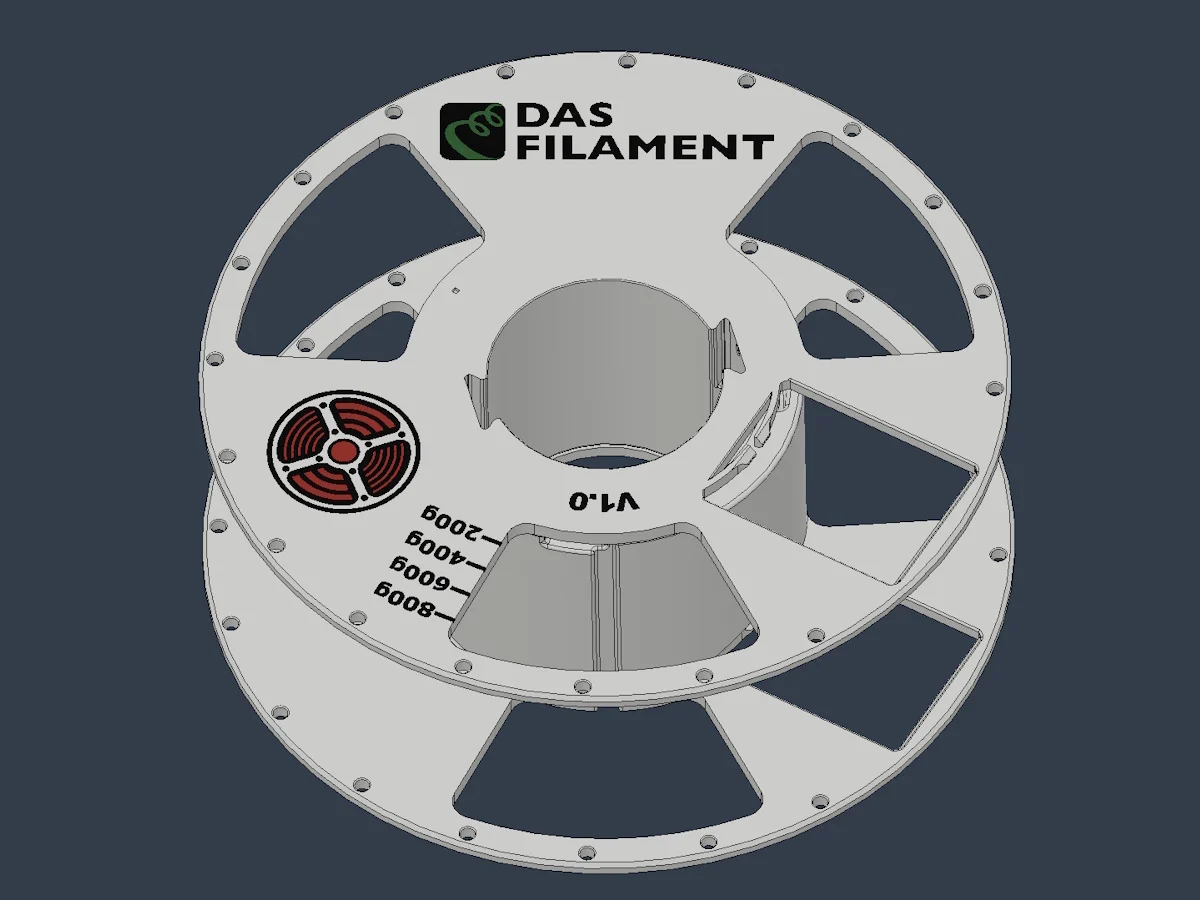 Das Filament Refill Spool – wechselbarer RFID-Tag mit Snap-fit (Snapmaker U1 kompatibel)