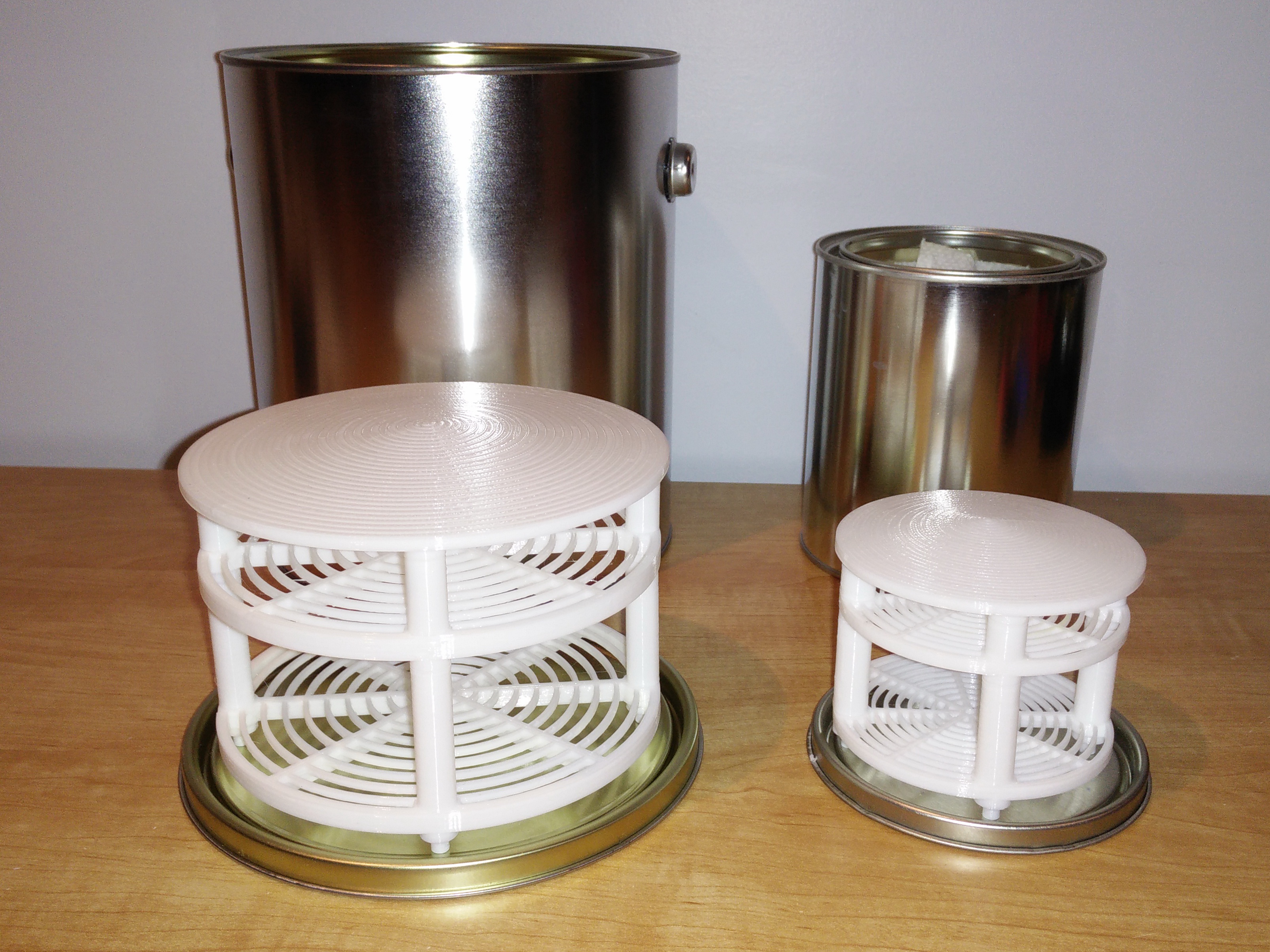 Stackable acetone vapor bath rack