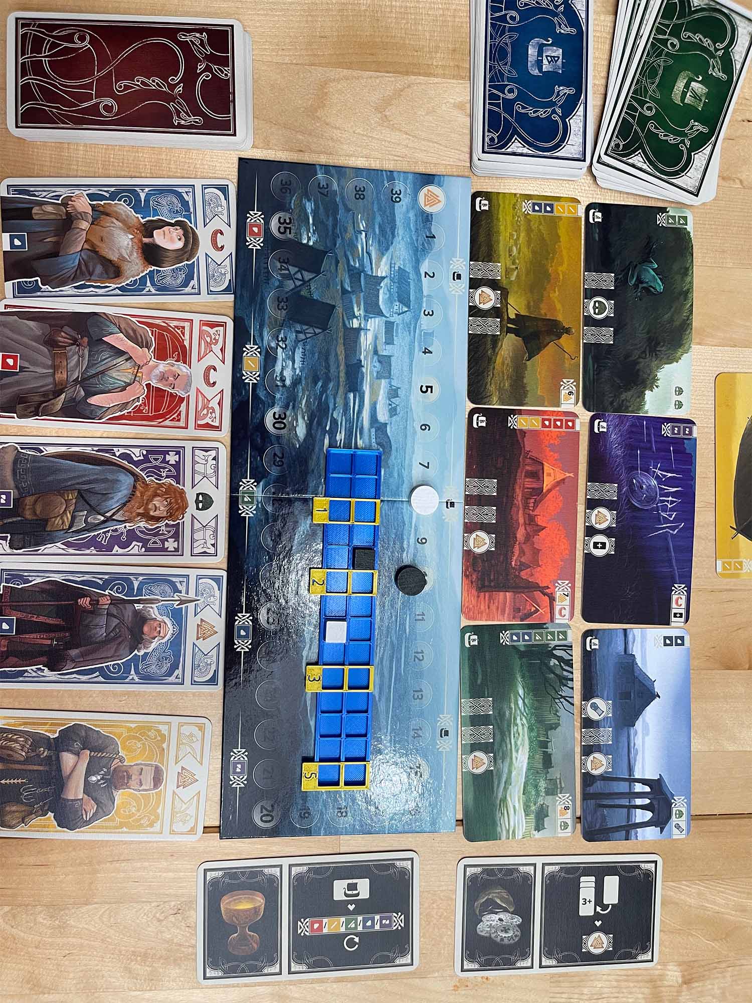 Knarr card game reputation tracks