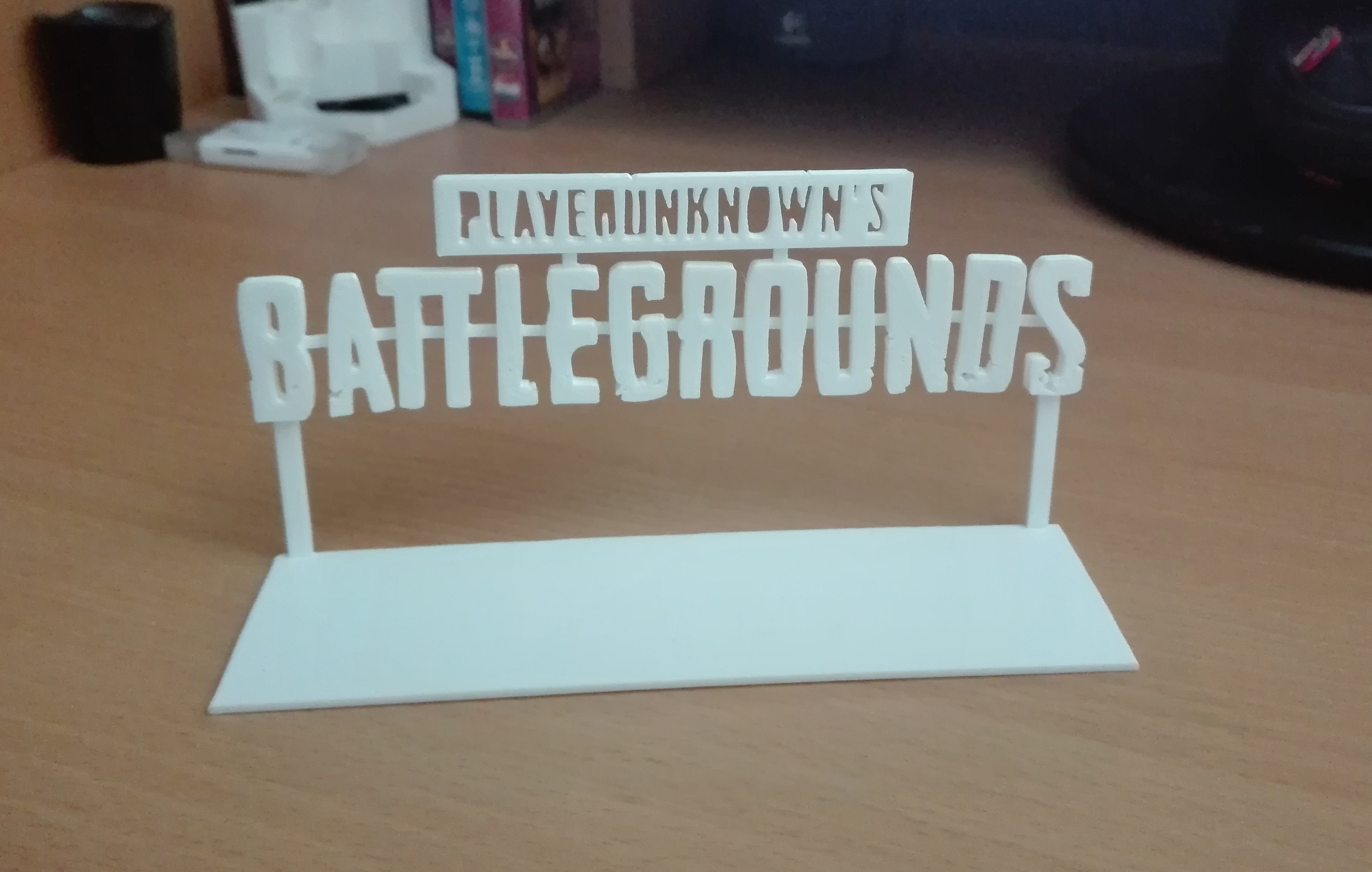 Playerunknown's Battlegrounds Logo Stand