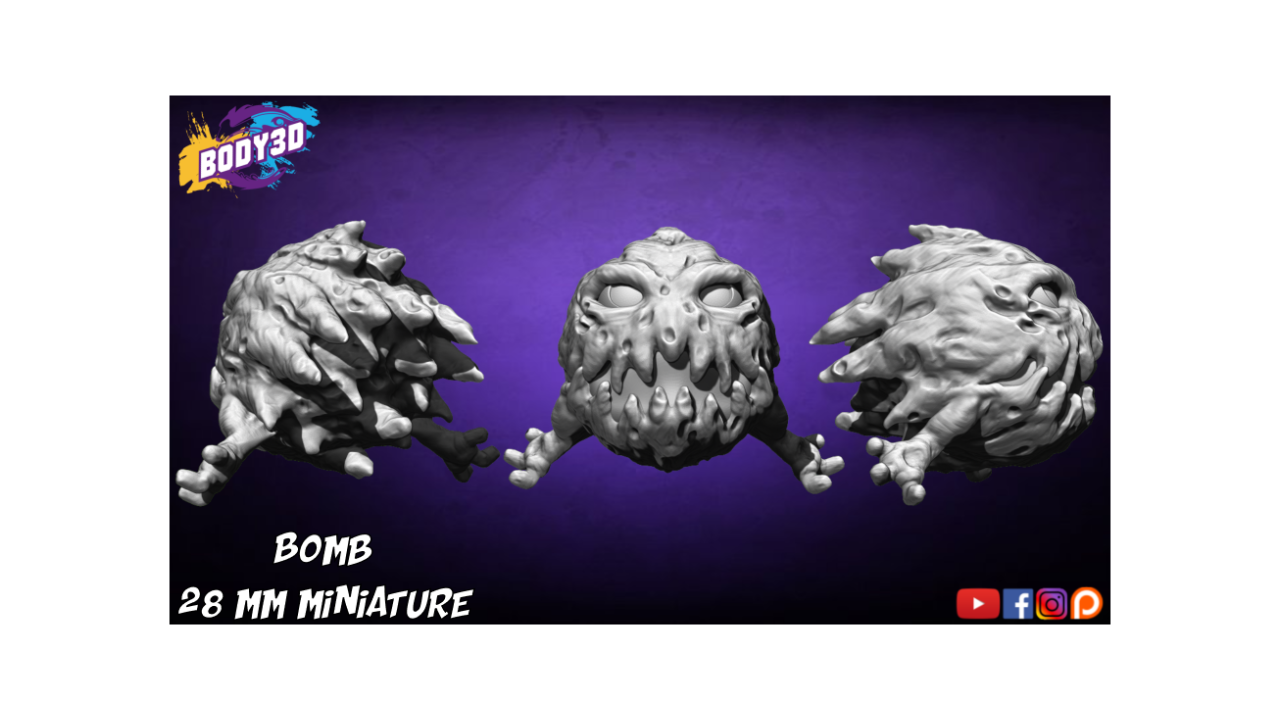 Bomb - Miniature 28mm