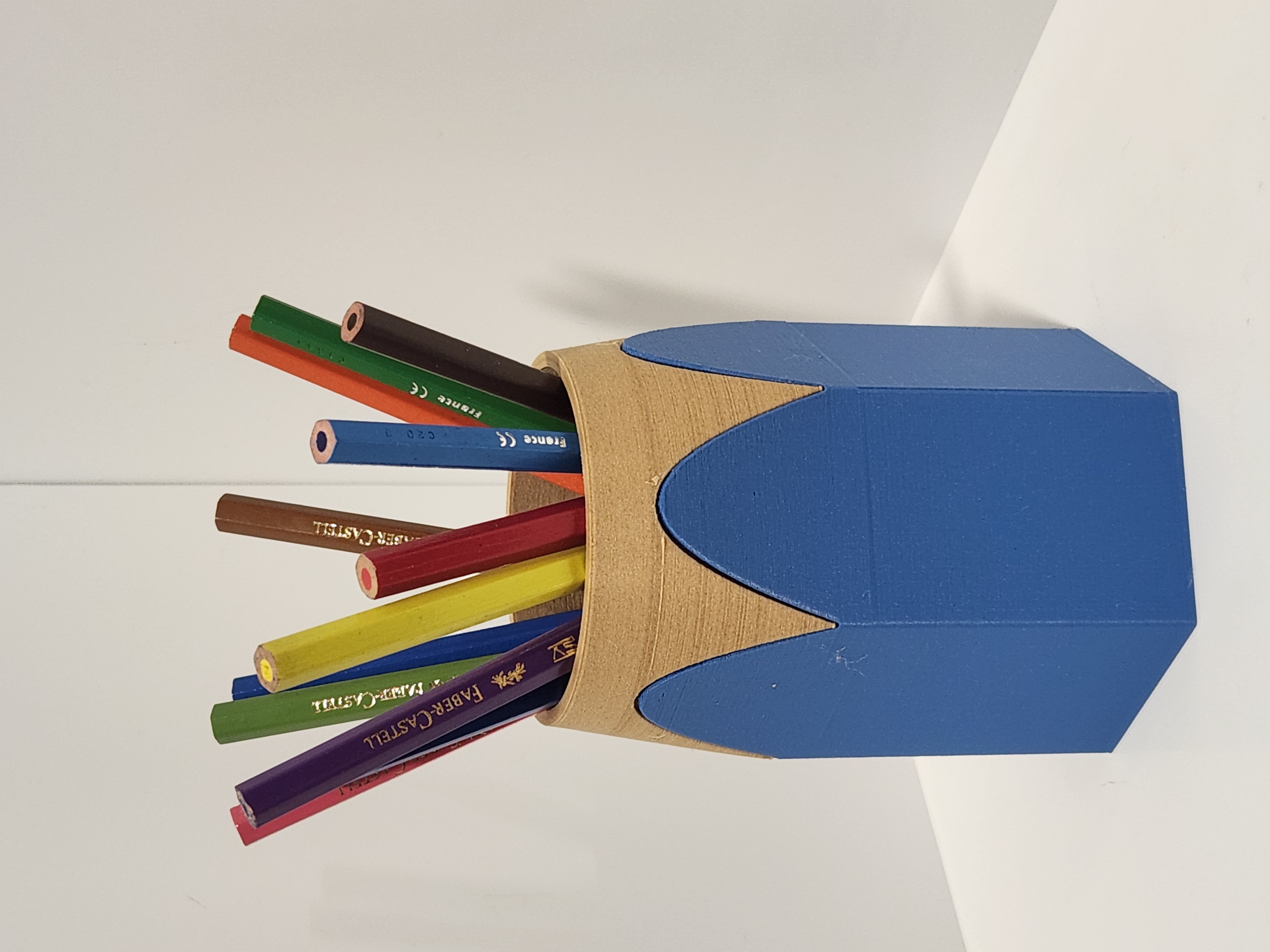 Multi-Color Pencil Cup, two-part remix