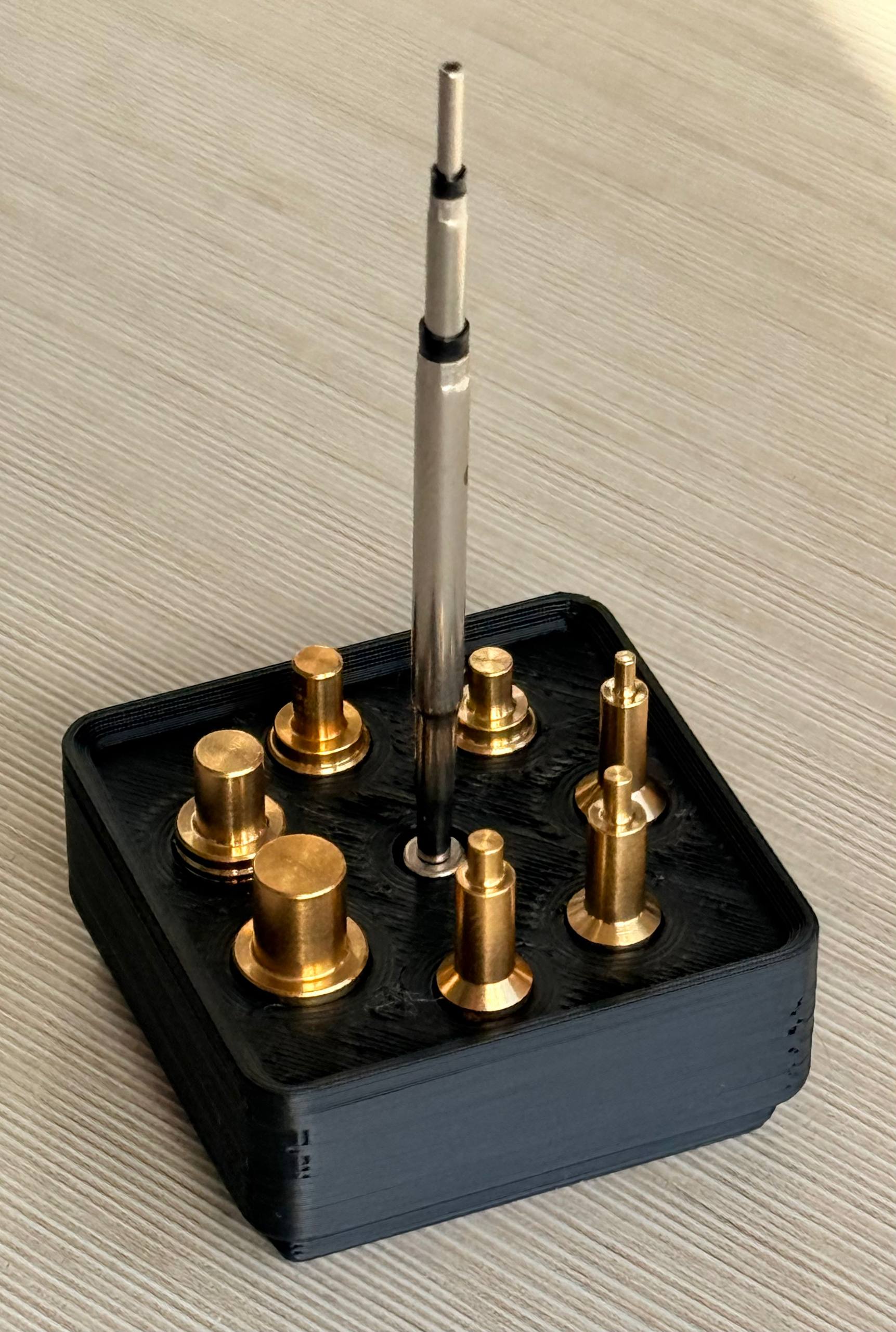 Gridfinity C210 Heat insert tips holder (CNC kitchen)