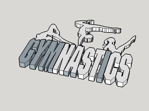 Gymnastics Locker Decoration