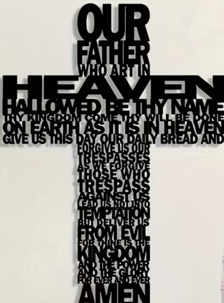 Cross the Lord’s Prayer