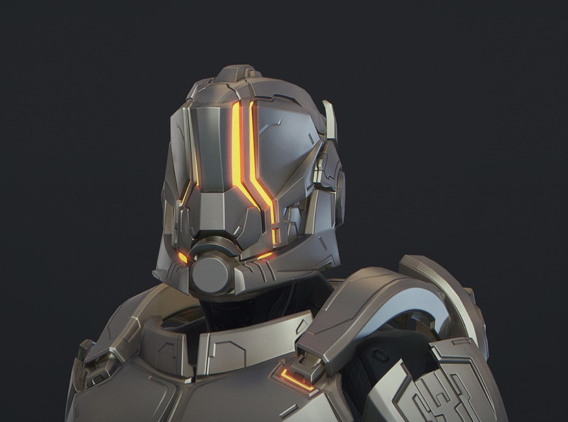 Halo 5 - Hellcat Helmet