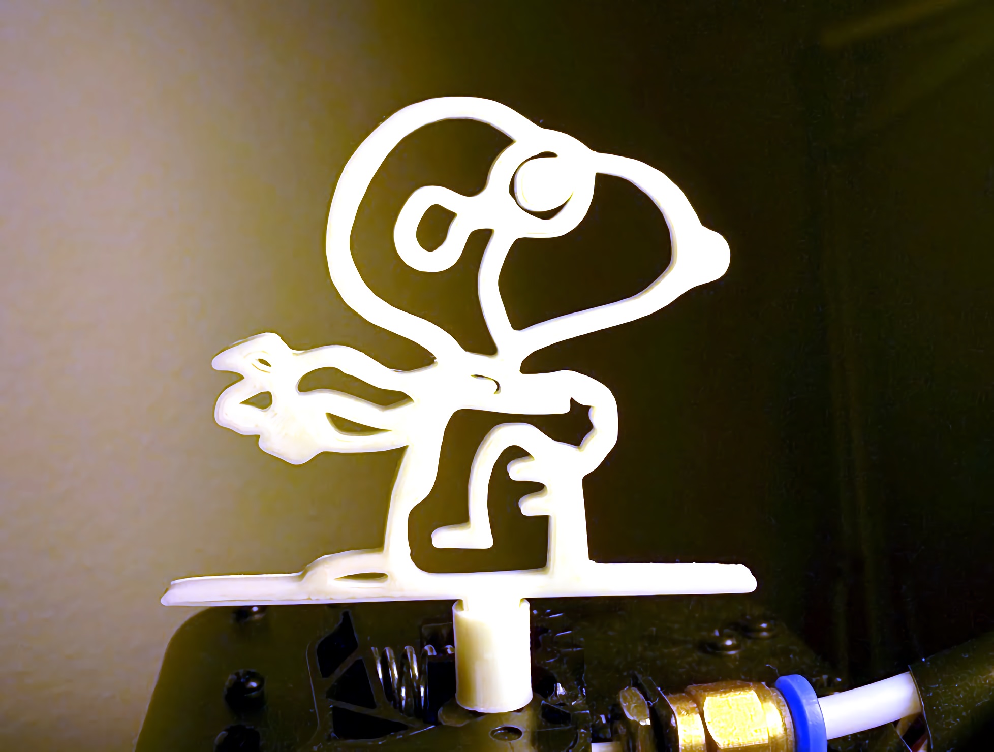 Peanuts' Snoopy "The Flying Ace" Monoprice Select Mini Extruder Spinner