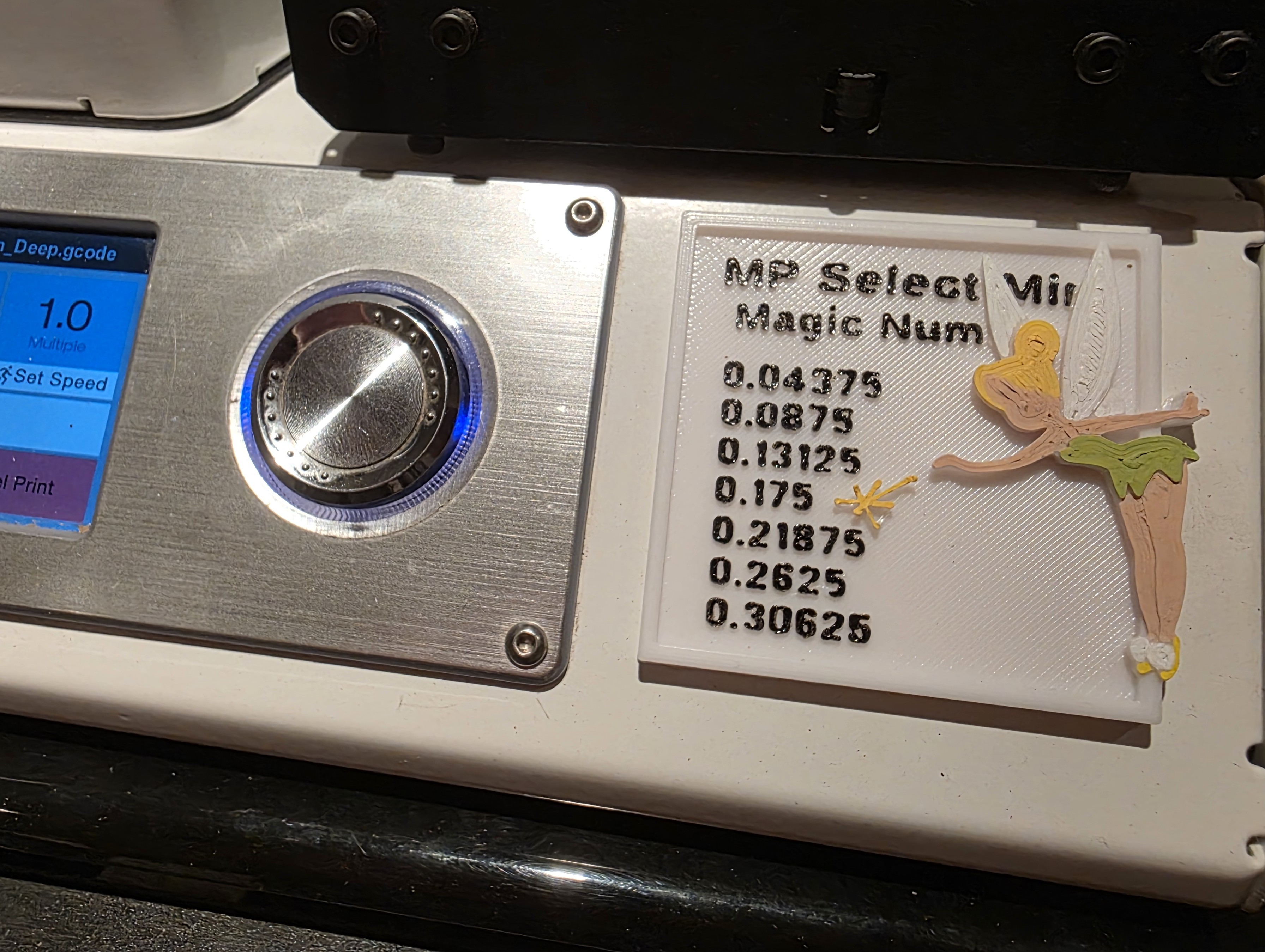 Tinkerbelly Monoprice Select Mini Magic Numbers Plaque