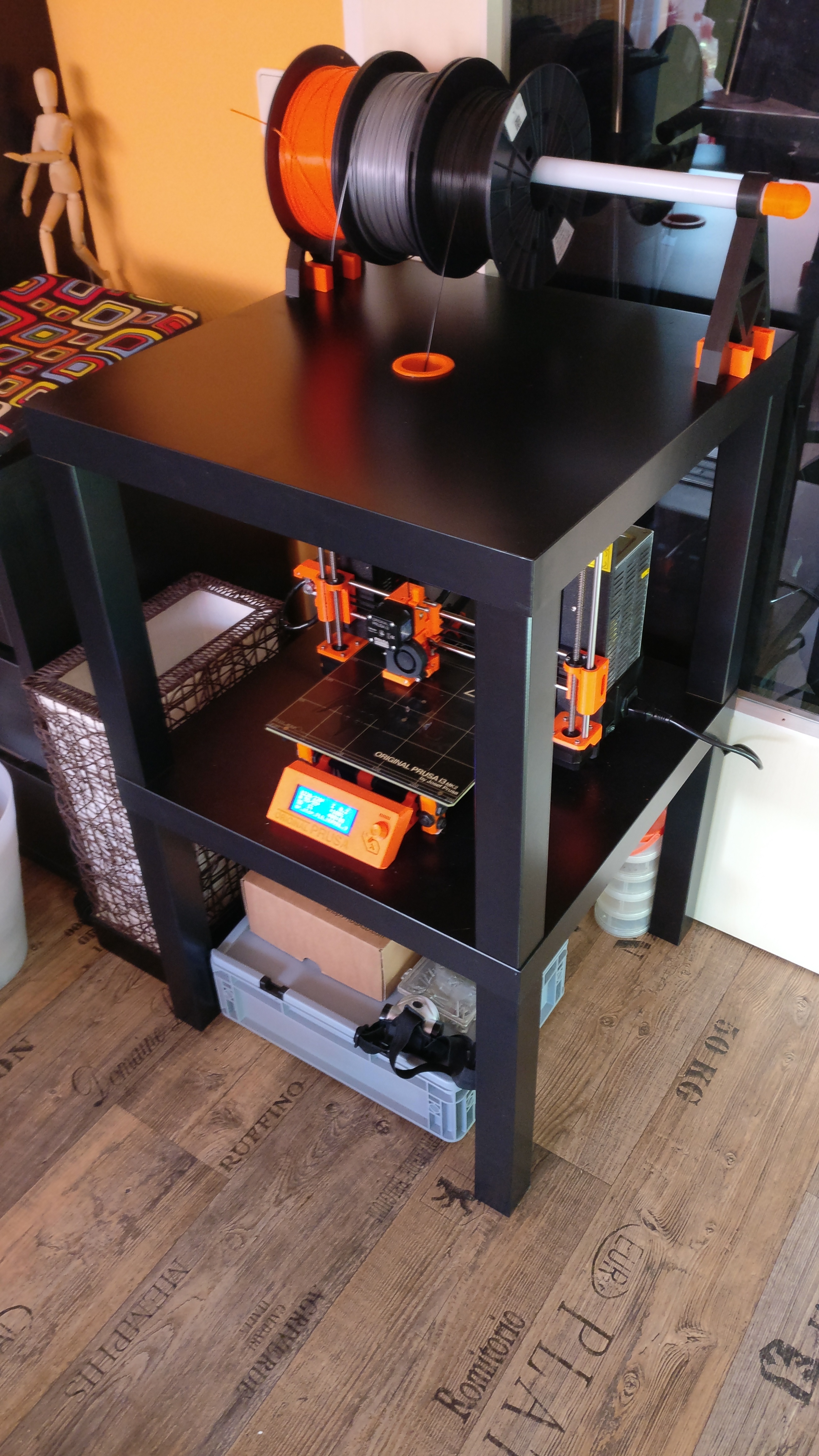 IKEA "Lack" enclosure for original Prusa i3 MK2 MMU (+ Upgrades)