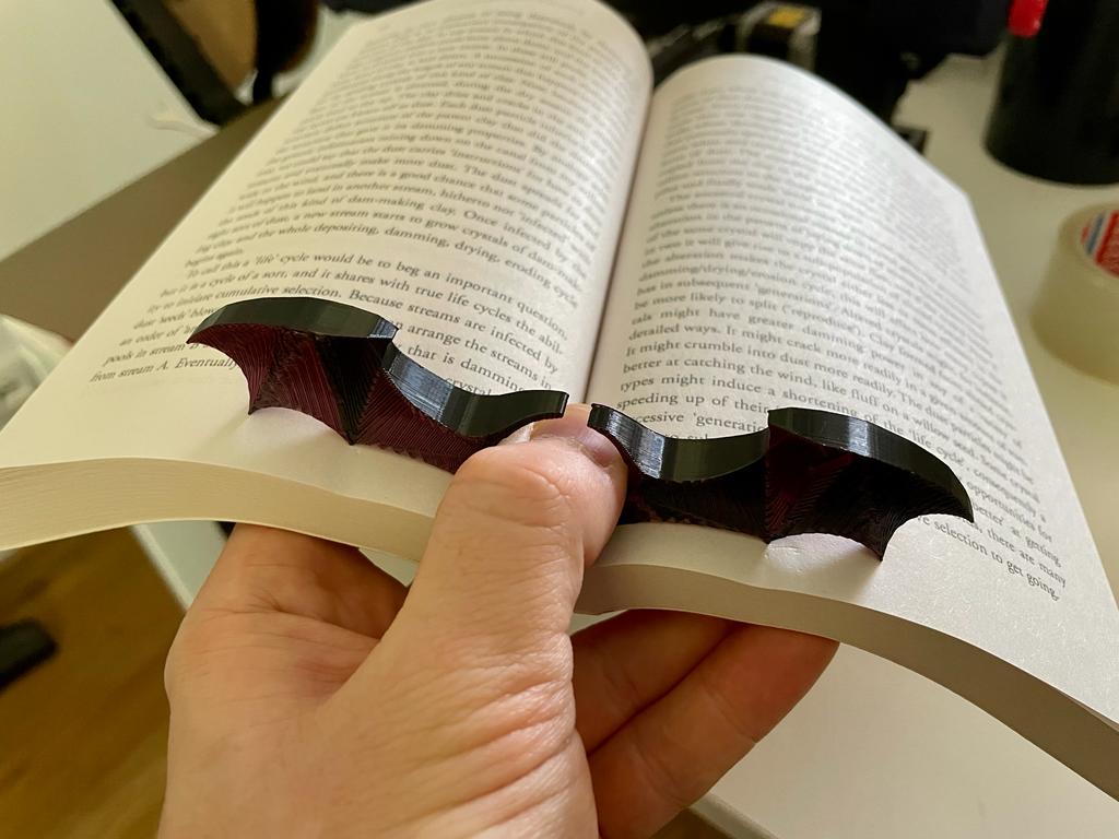 BookBat (one handed book page opener)