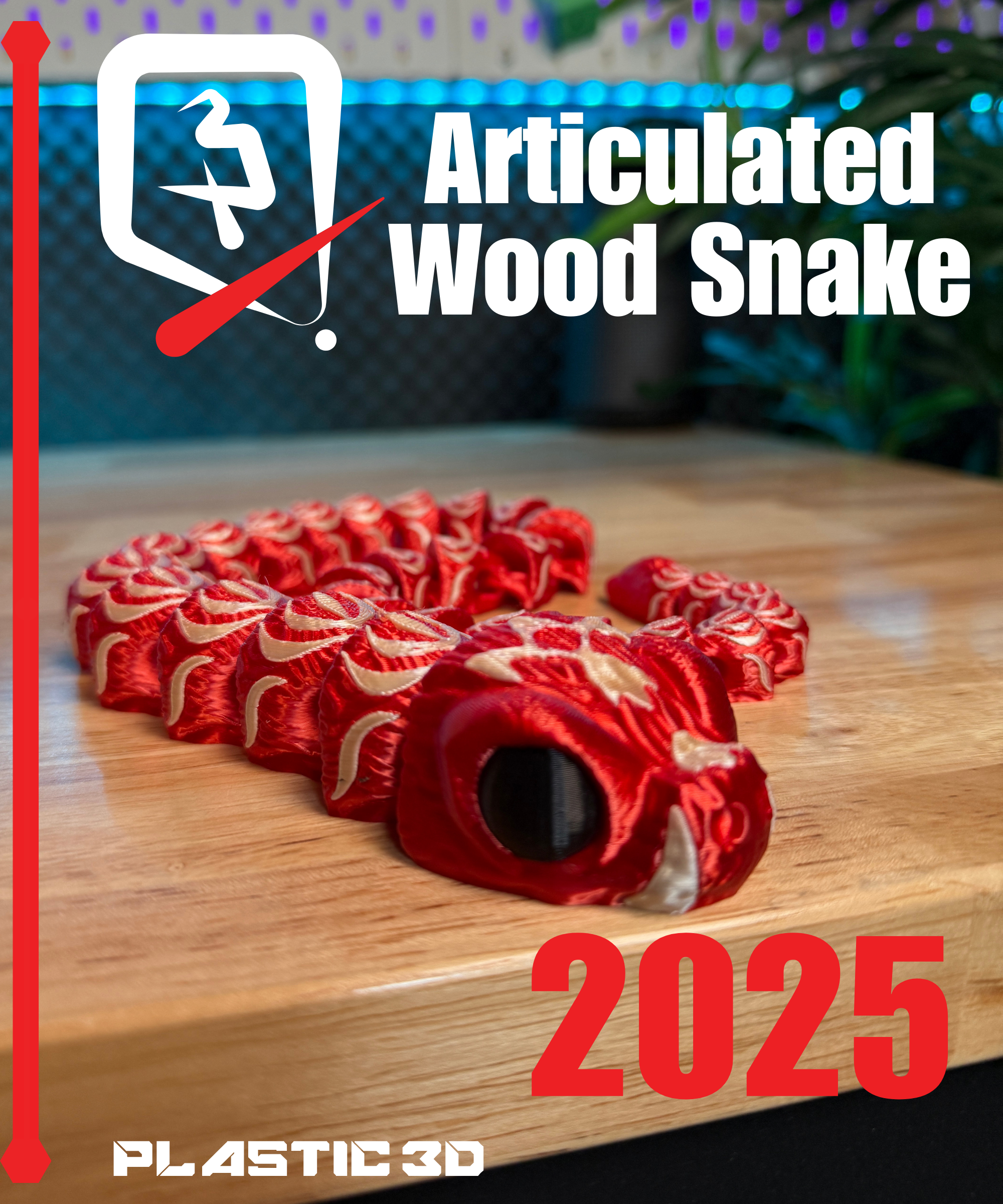 Articulated Wood Snake 2025