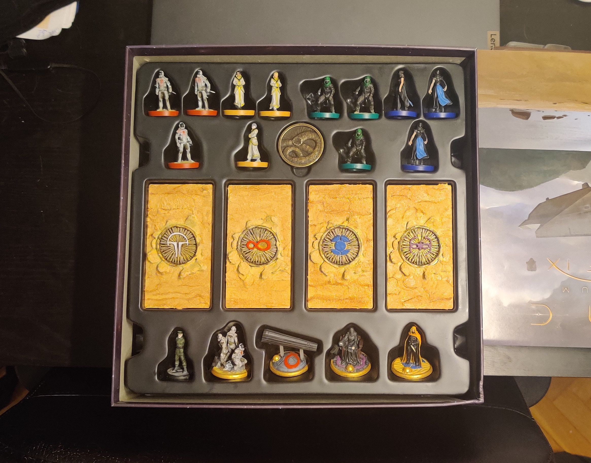 Dune Imperium Sandworm Token Box + Lid