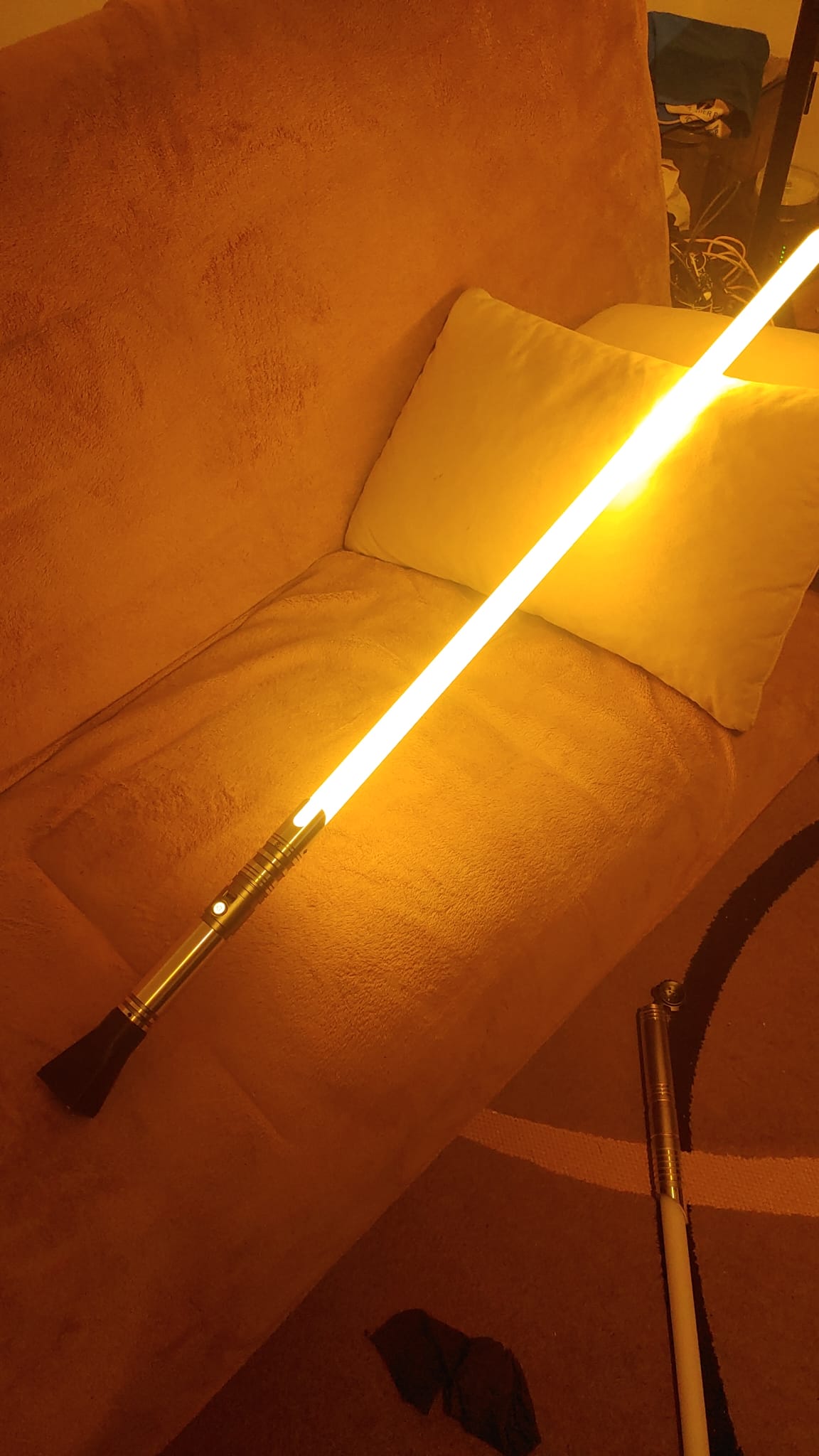 Lightsaber sound booster speaker