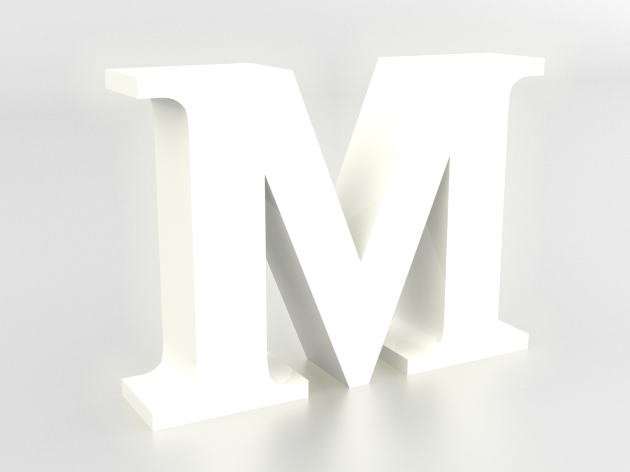 Decorative letters, LED light