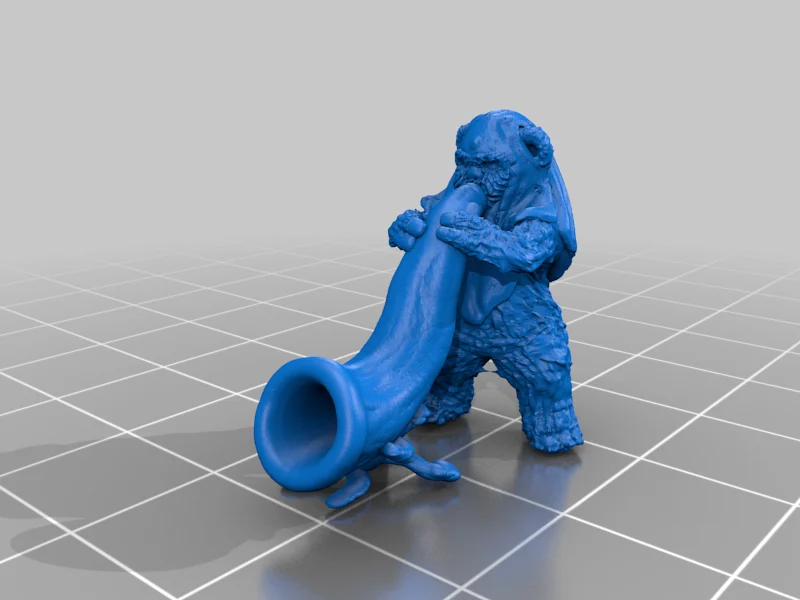 Ewok Alphorn (star wars legion scale)