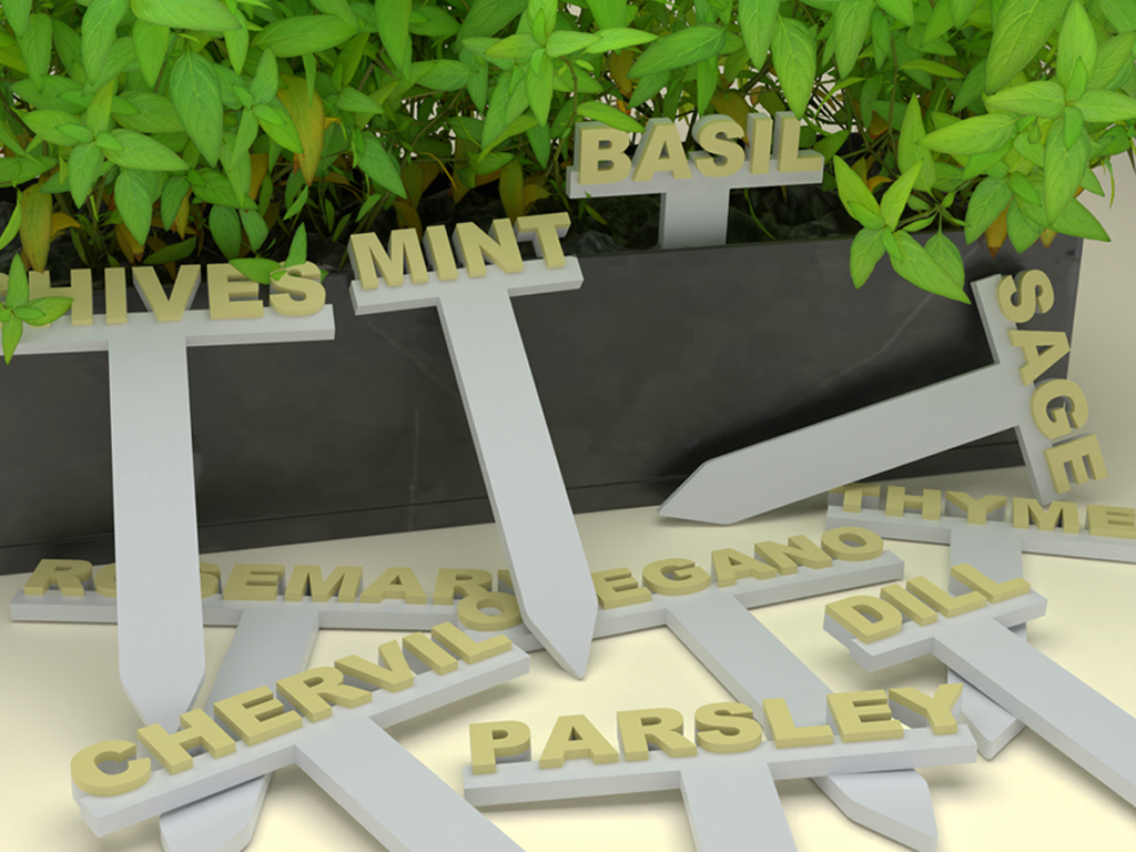 Herb Labels - Standard Font