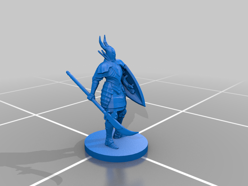 Black Knight with Halberd