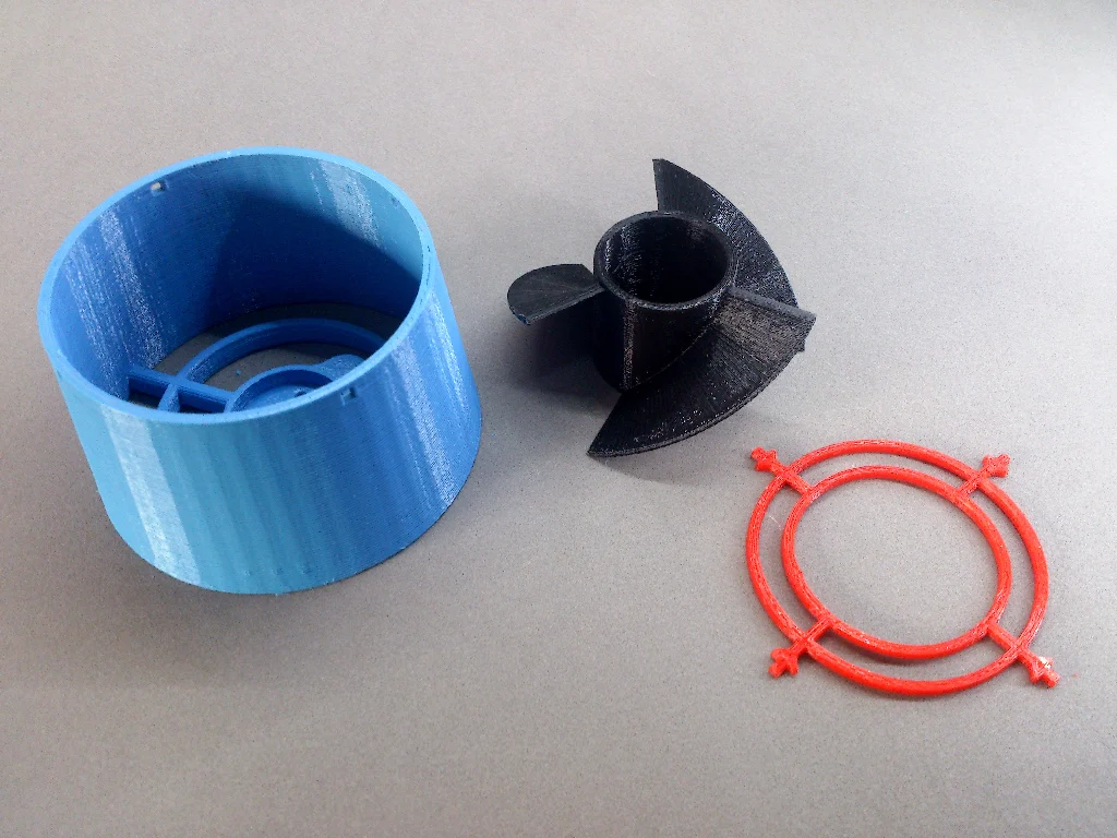 JALC Boat version Blue propeller and guard.
