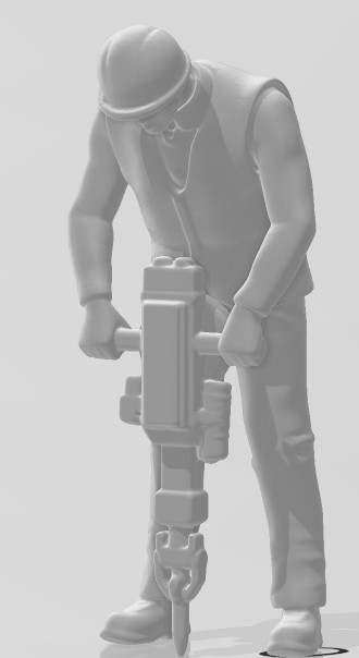 1/64 construction worker
