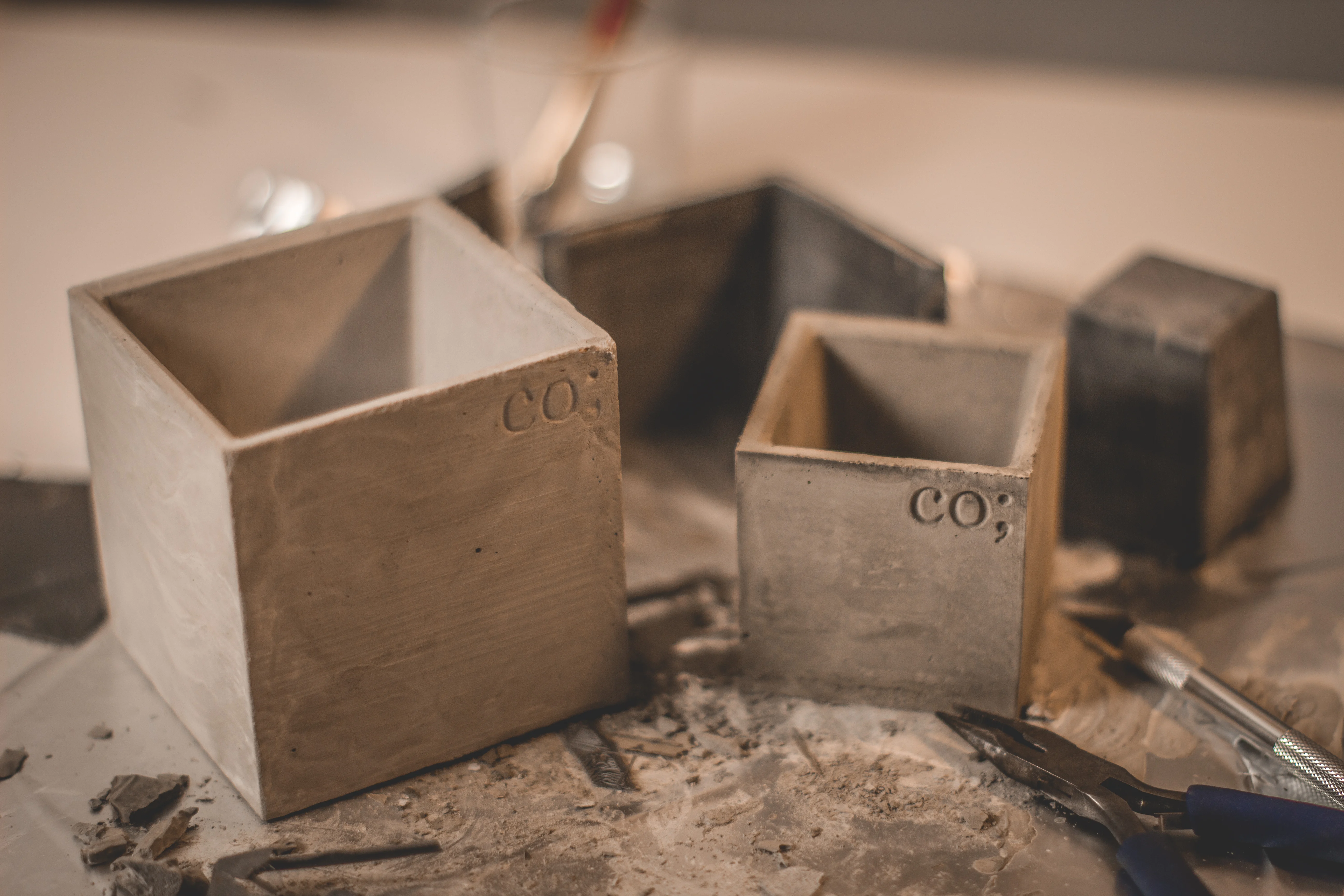 Cement Candle using 3D Printed Mold