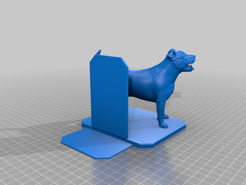 Staffordshire Bull Terrier Bookend set