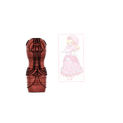 princess peach's T-Shell /Fleshlight shell
