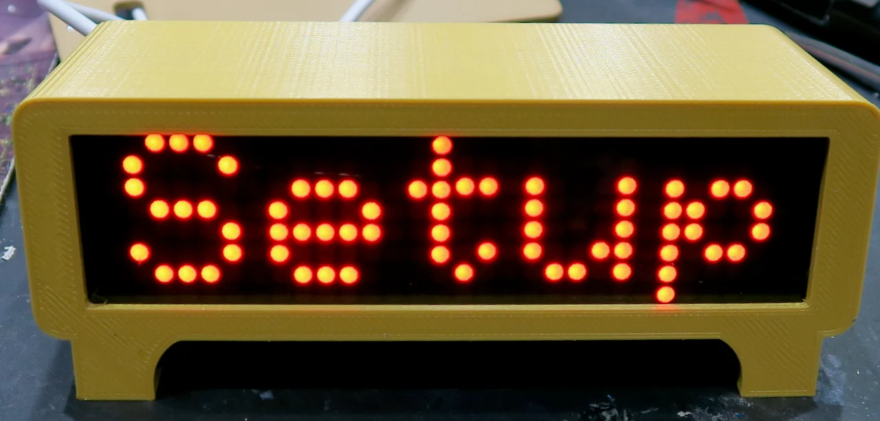 ESP8266 Matrix Display Case