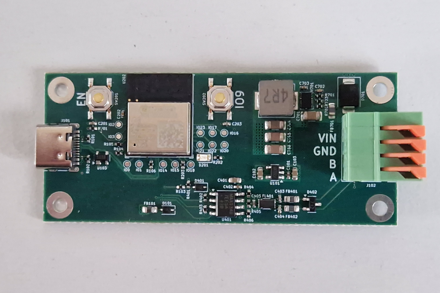 Housing for ESP32-C6-based zigbee/wifi to RS485 bridge