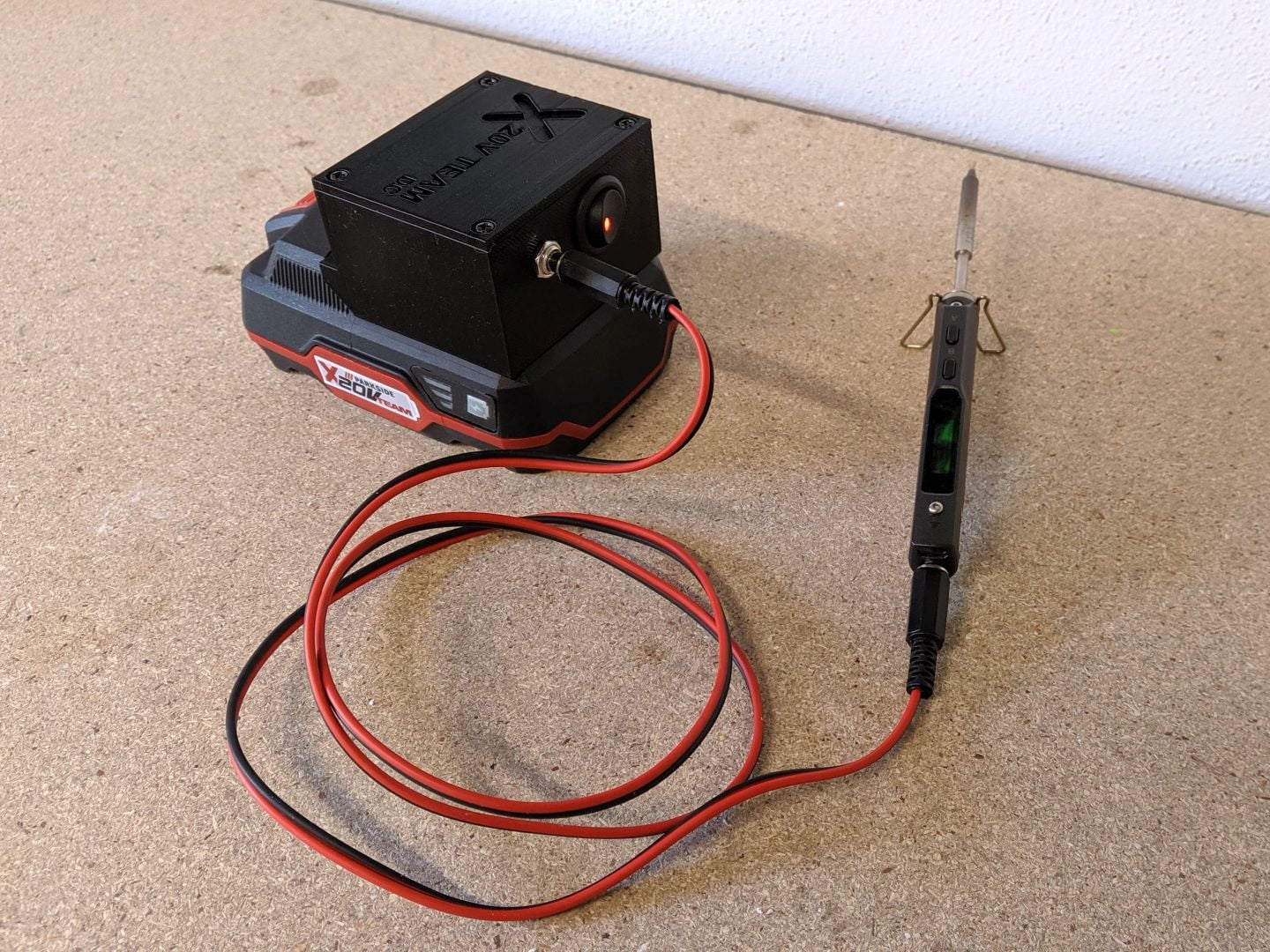 DC Adapter for Parkside X20v Battery