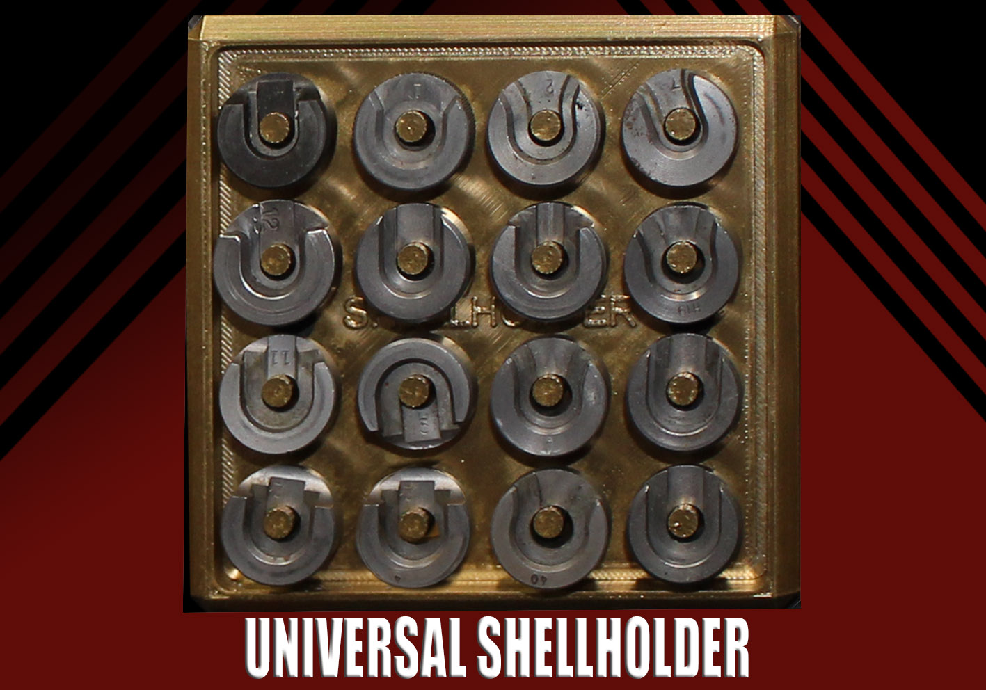 Compact 16 peg Shellholder...holder.