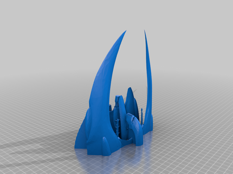 Battlestar Galactica Raider(new Model) by Cylone (with LED) *remix*