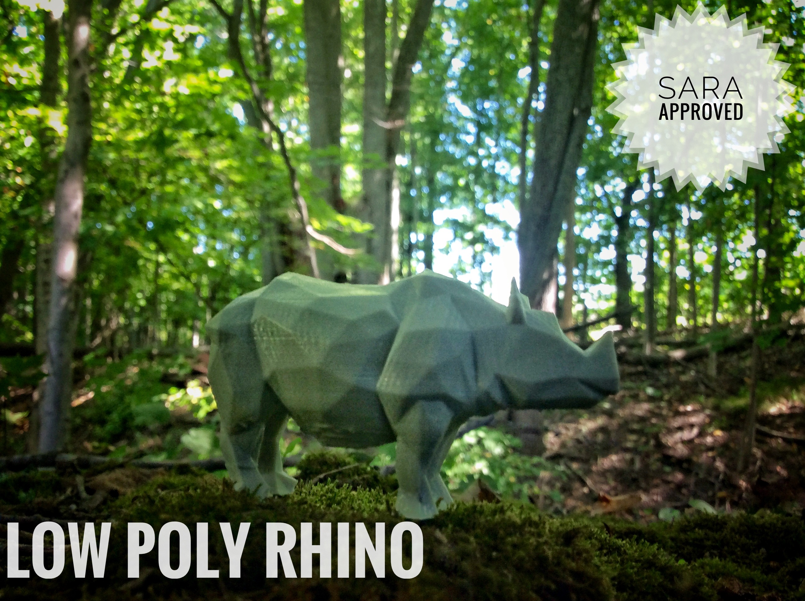 Low Poly Rhino