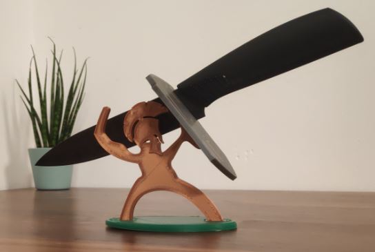 Knife holder | Sparta 300 Version | MyMiniFactory Upgrade