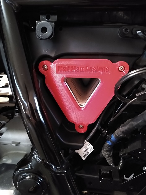 Royal Enfield twin 650 air filter cover