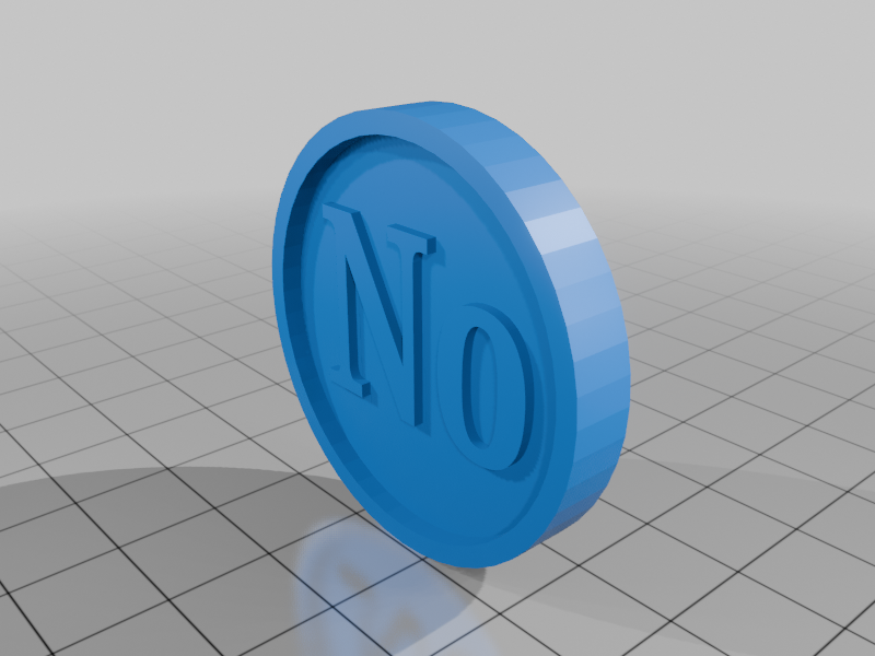 Yes or No Coin 50/50