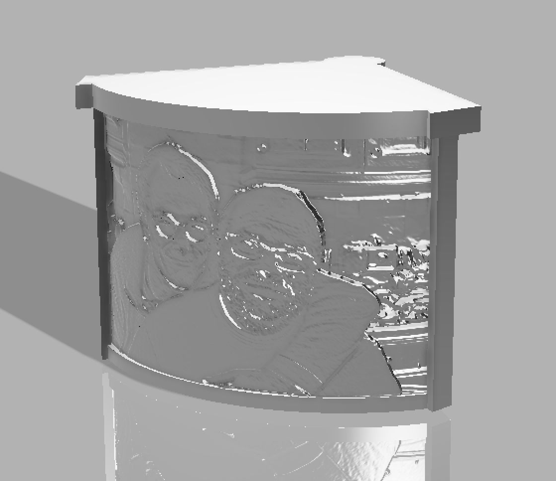 Lampe Litophanie