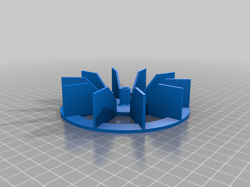 Replacement Bathroom Fan Impeller (3/16" diameter shaft)