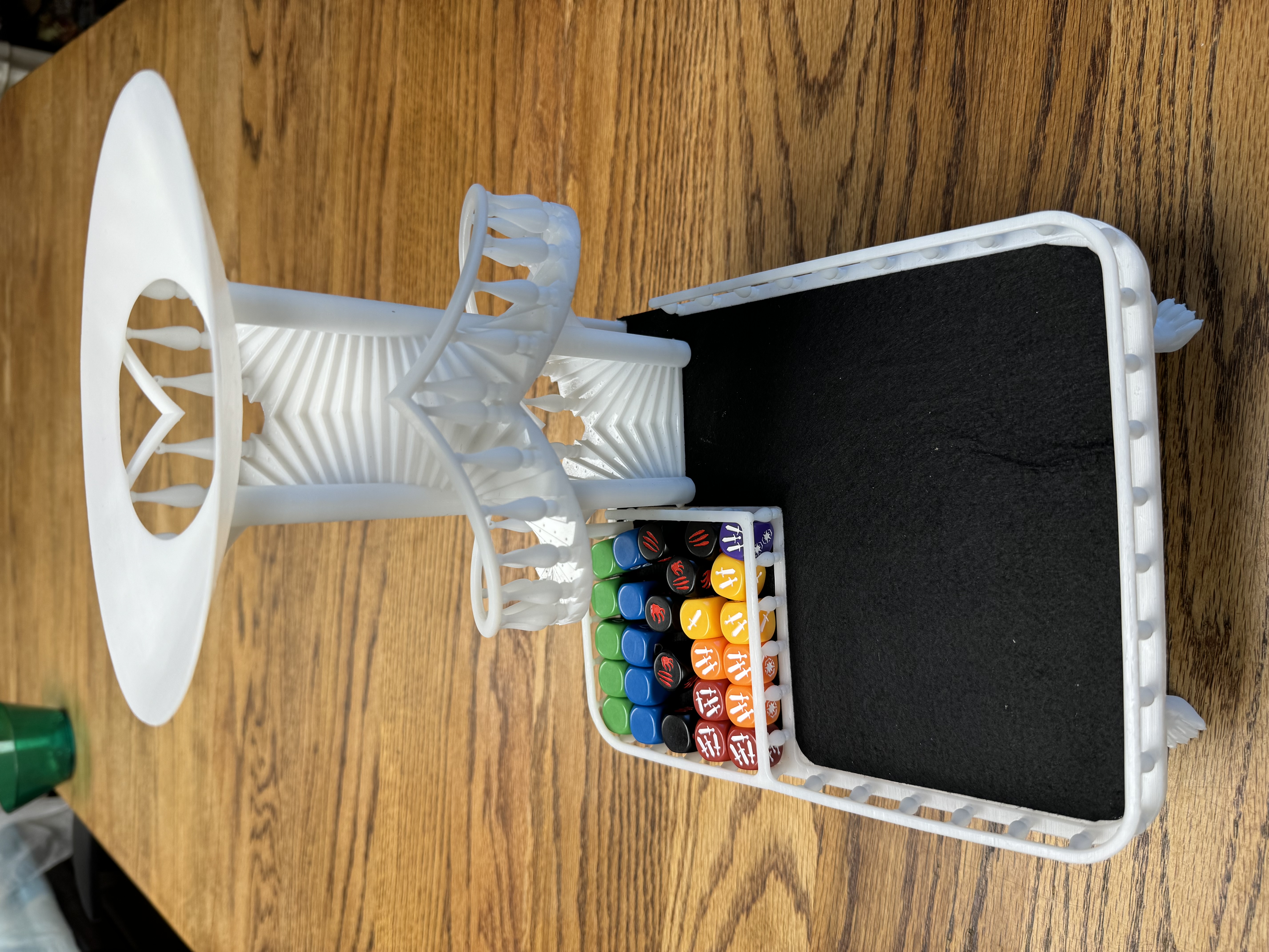 Double Helix Dice Tower