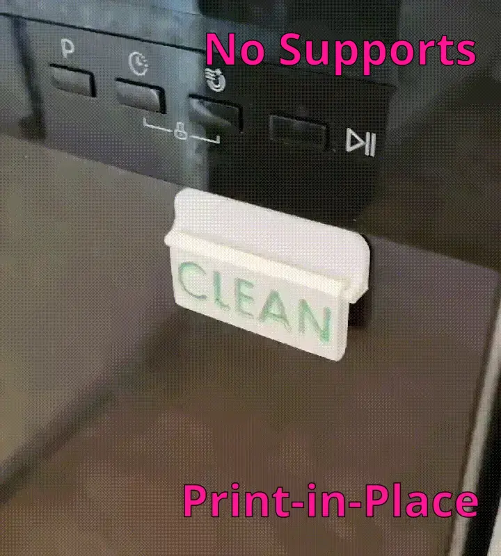 Dishwasher Dirty/Clean Automatic Sign