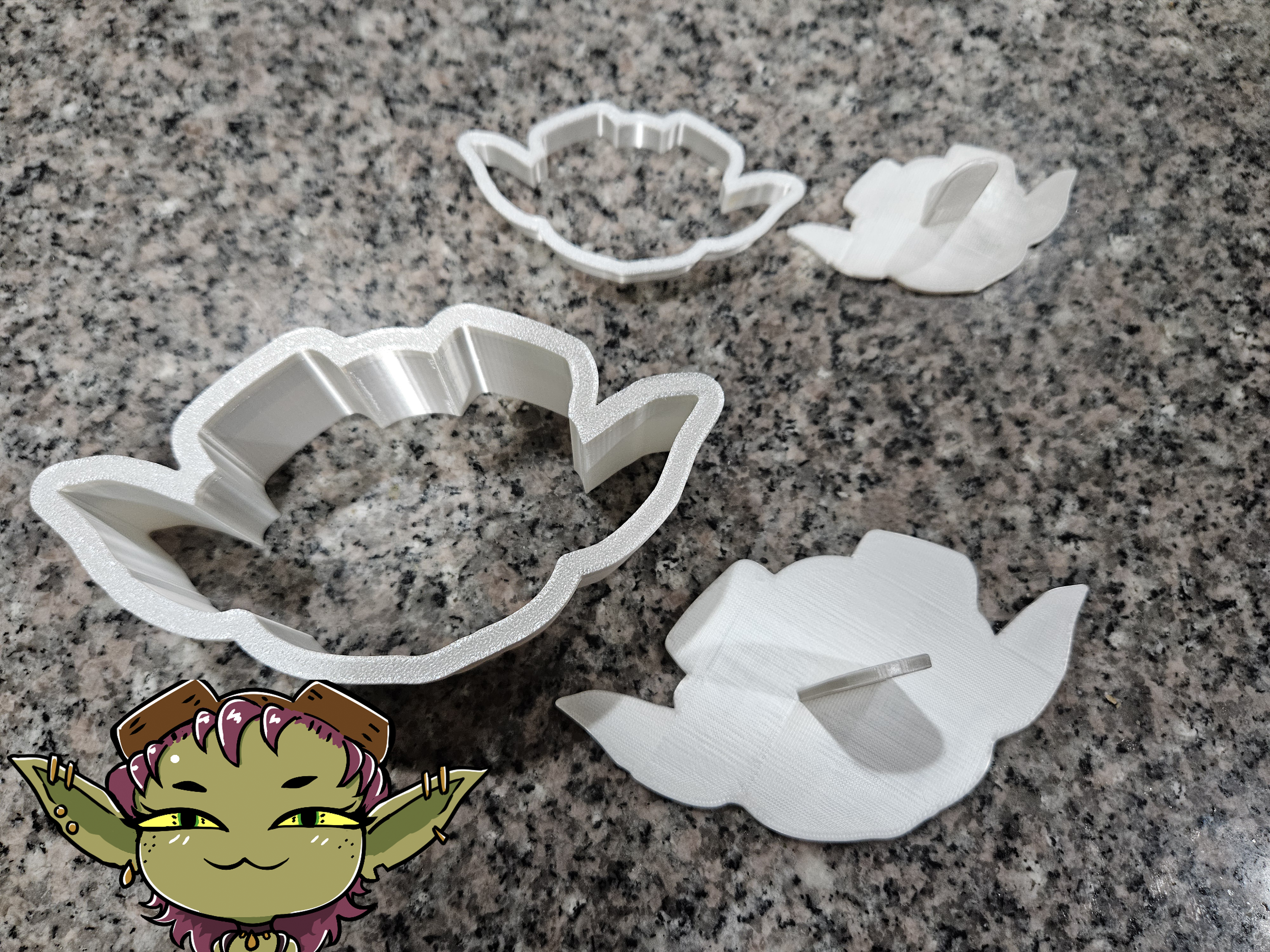 Rune Fencer Illyia - Kloh Cookie Cutter/Onigiri/Goblin Nugget Mold