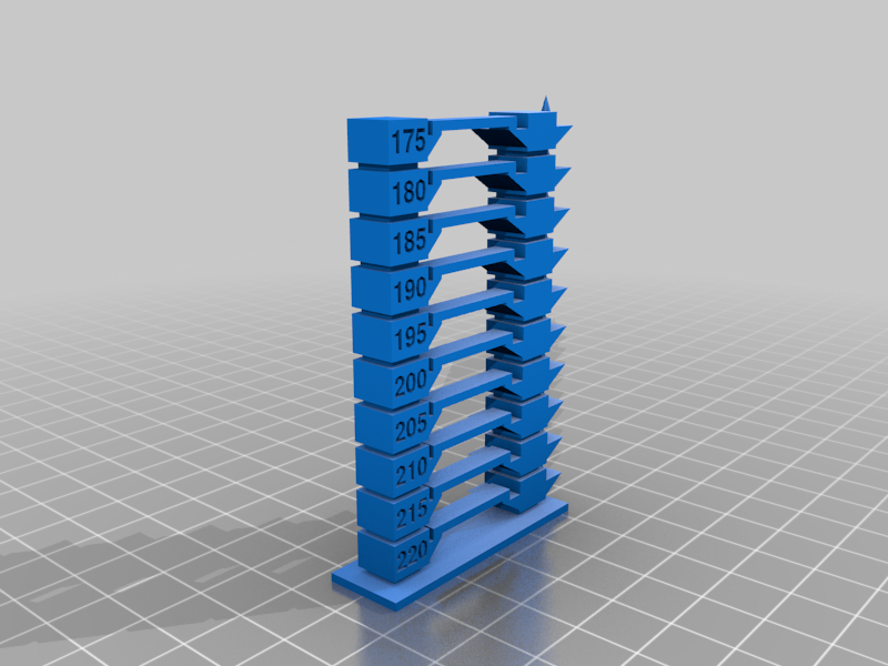READY GCODE - ANYCUBIC KOBRA MAX TEMP TOWER