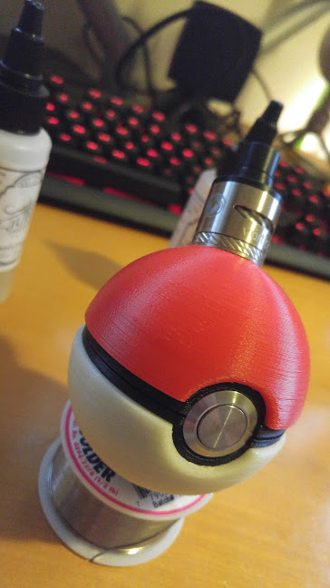 18350 poke-ball vape mod (unregulated mosfet)