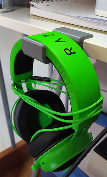 Headphone desk holder