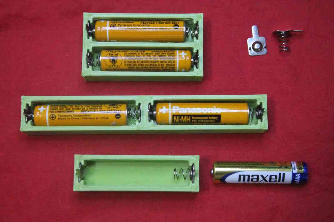 AAA (Triple A) Battery Boxes with Solder Terminals